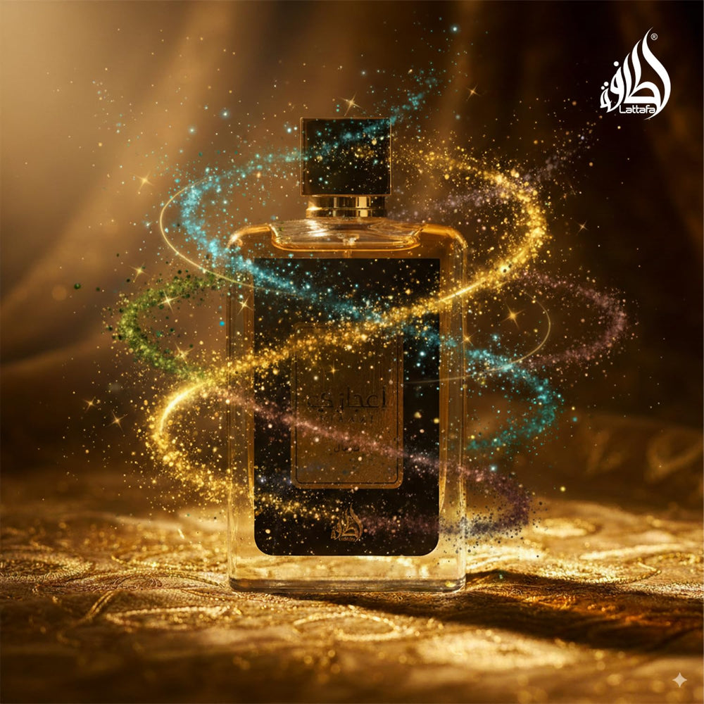 Lattafa Ejaazi amber glow enhances evening versatility