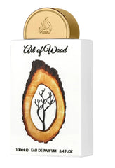 Lattafa Pride Art of Wood bottle top view, ideal for everyday refinement