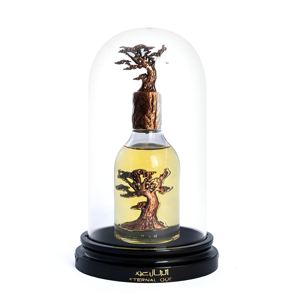 Lattafa Pride Eternal Oud box and bottle display for refined fragrance.