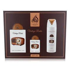 Lattafa Pride Vintage Radio 3.4oz EDP bottle for daily wear with lasting scent.