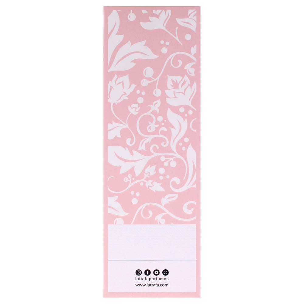 Lattafa Yara ingredients card hints tropical-fruits notes.