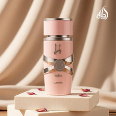 Lattafa Yara vanilla sandalwood musk base offers warm, lasting appeal.