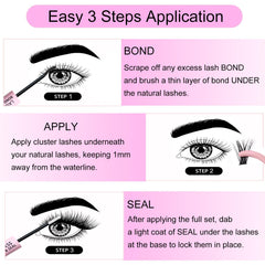LAUBESS LASH eyelash brush helps even product distribution and finishing.