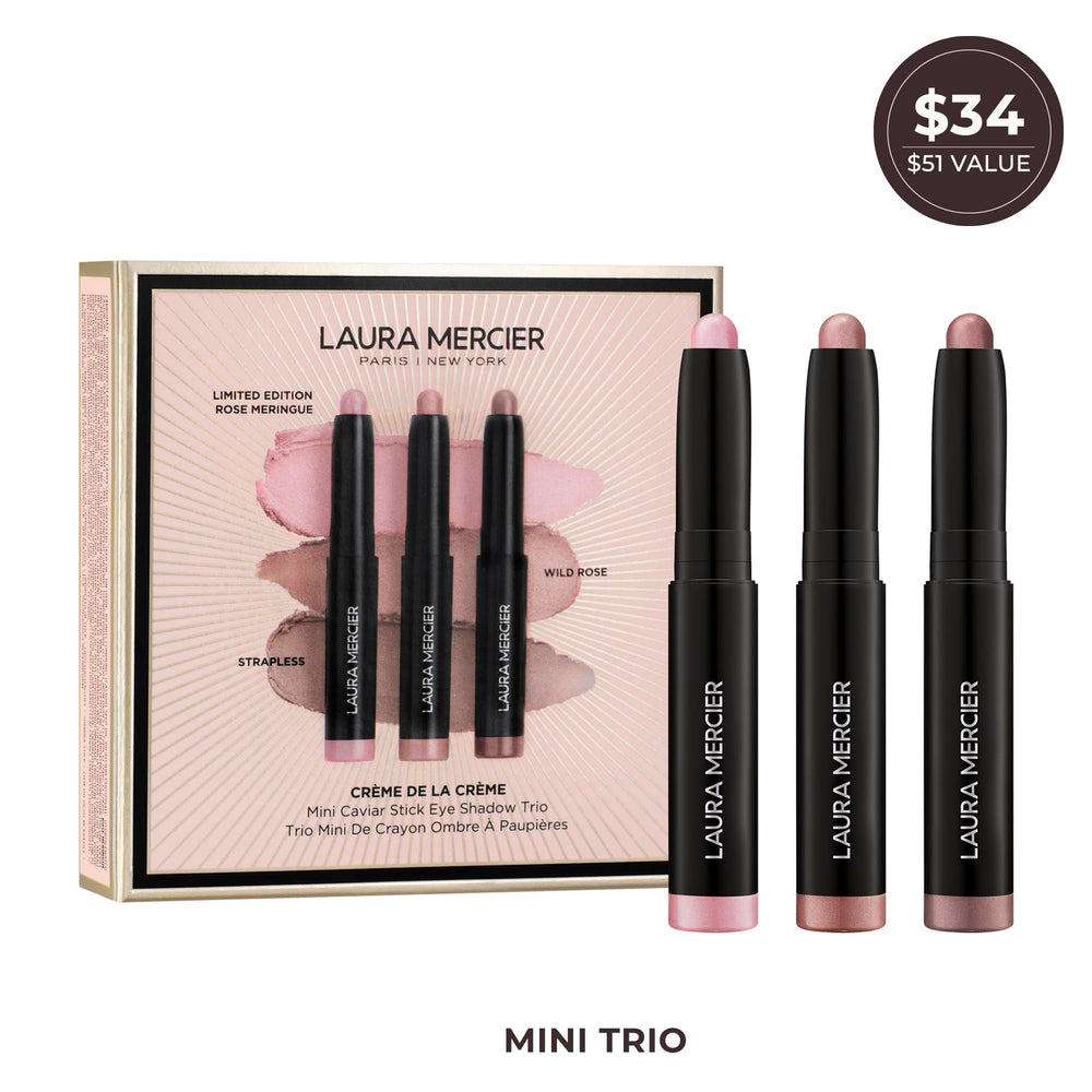 Laura Mercier Caviar Stick Wild Rose provides rich shade for liner or lid