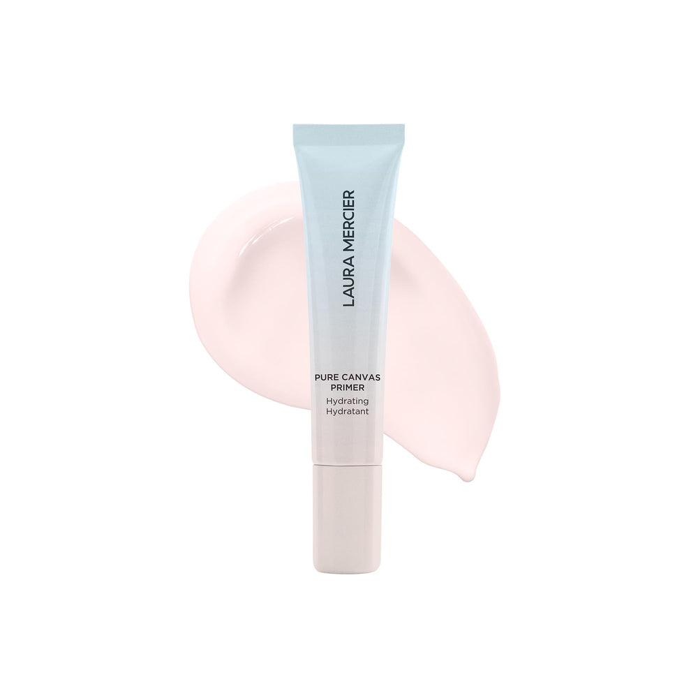 Laura Mercier Pure Canvas Primer hydrating bottle helps makeup last longer
