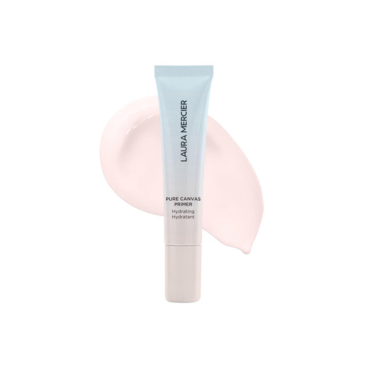 Laura Mercier Pure Canvas Primer hydrating bottle helps makeup last longer