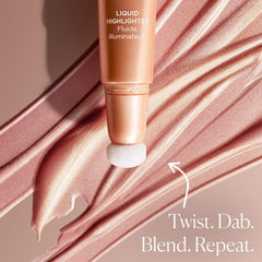 Laura Mercier RoseGlow pearl blend detail adds luminous shimmer.