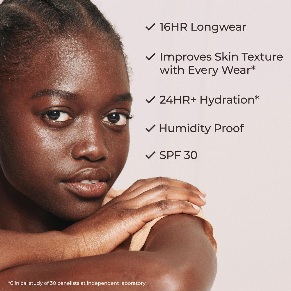 Laura Mercier tinted moisturizer 24-hour hydration for a plump, dewy look