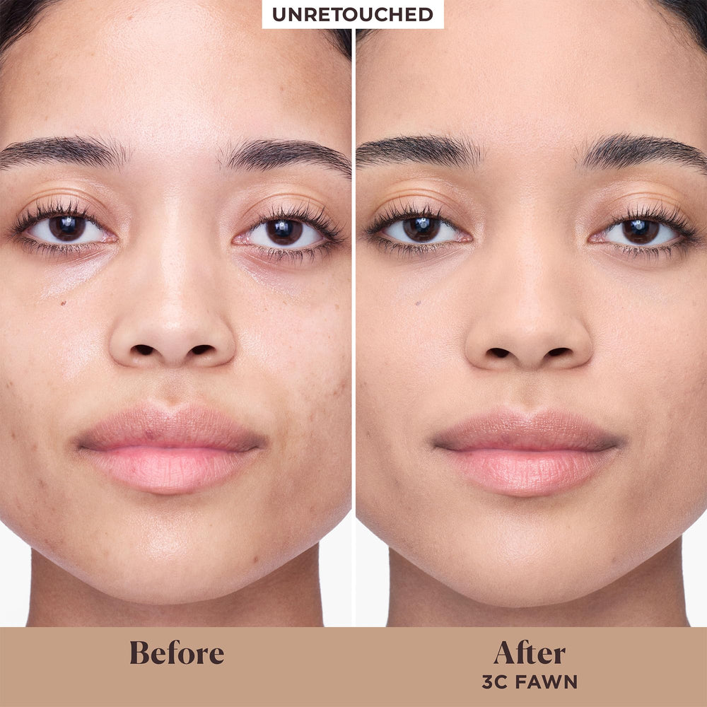Swatch of Laura Mercier Blurred Matte showing sheer coverage