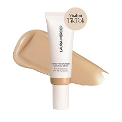 Laura Mercier tinted moisturizer bottle with SPF 30 and light coverage