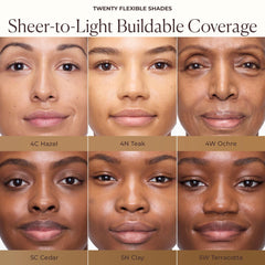 Laura Mercier Tinted Moisturizer Teak outer box evokes premium skincare packaging