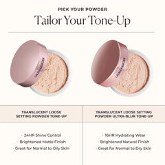 Laura Mercier vitamin C and E formula nourishes while setting makeup.