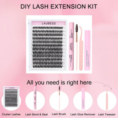 LAUBESS waterproof kit design helps lashes stay intact through daily life