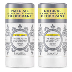 Lavanila Sport Luxe two-pack front view for day-long freshness