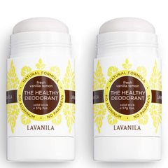 Lavanila Vanilla Lemon deodorant scent profile with lemon and vanilla notes.