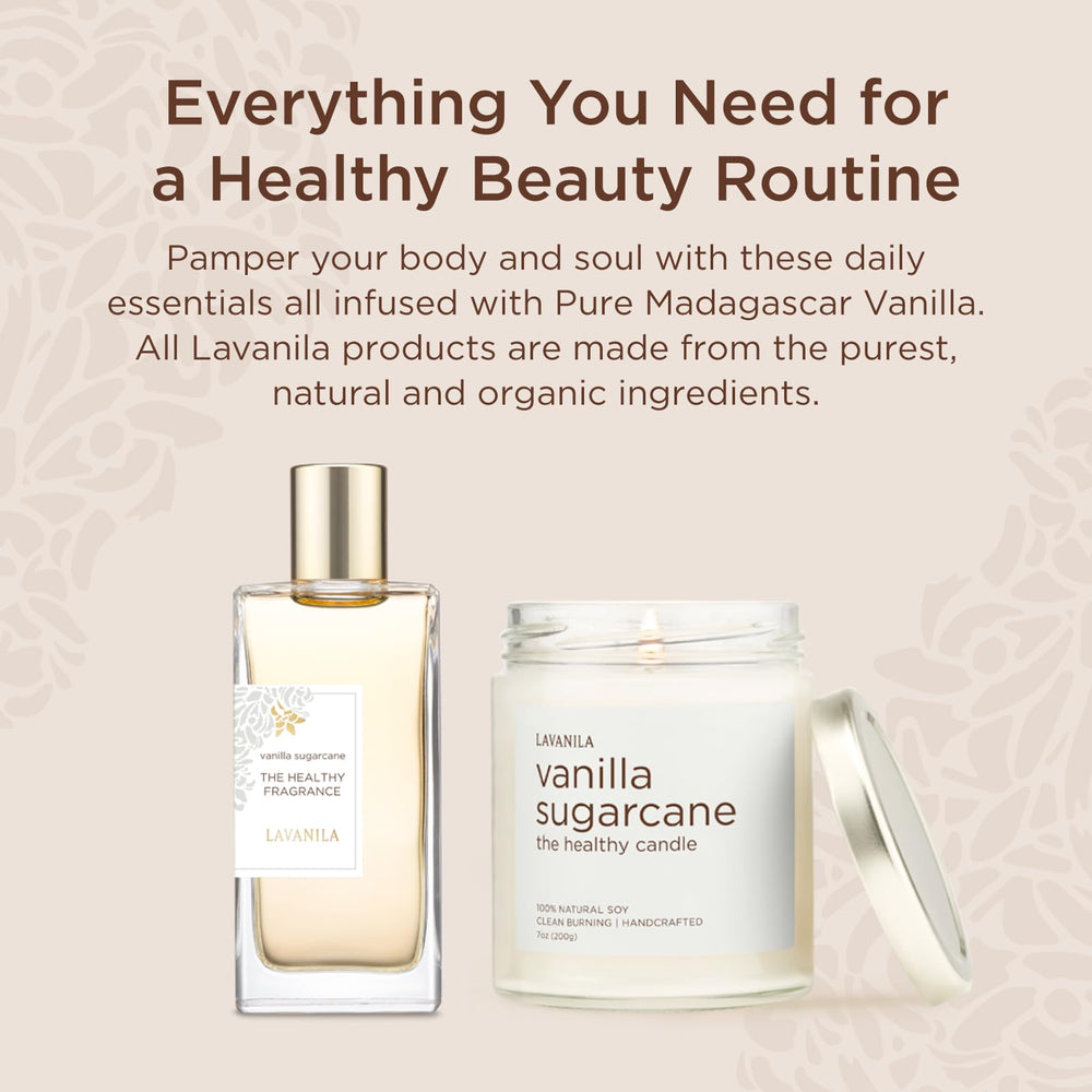Lavanila packaging and product for everyday elegance.