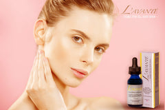 Serum texture swirl showing rich hydration and smooth absorption