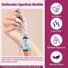 Lavender Violets long-lasting formula helps color stay vibrant and chip-free longer.