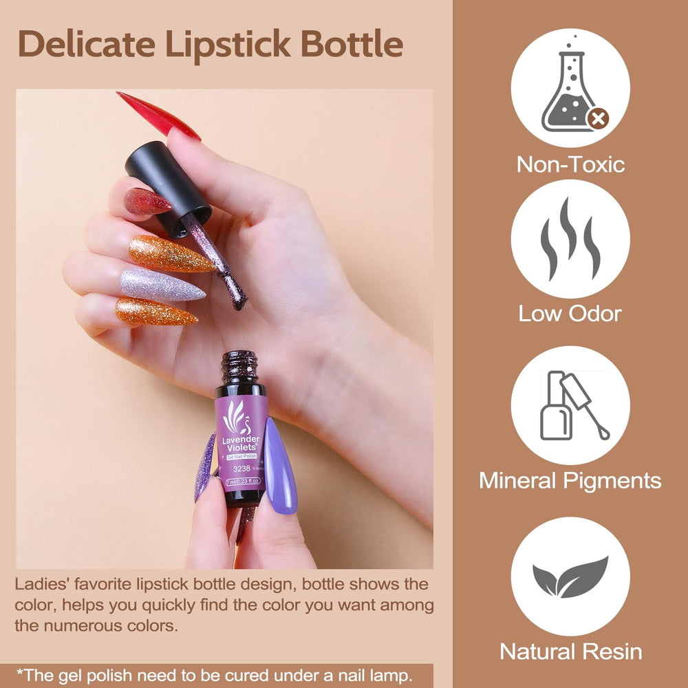 Lavender Violets nail primer bottle aids smooth adhesion