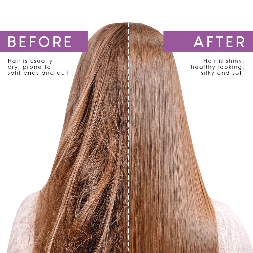 Gently forming lather of Lavenluv Stay conditioner on hair strands