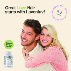 Lavenluv Stay conditioner shown with shampoo for a cohesive routine