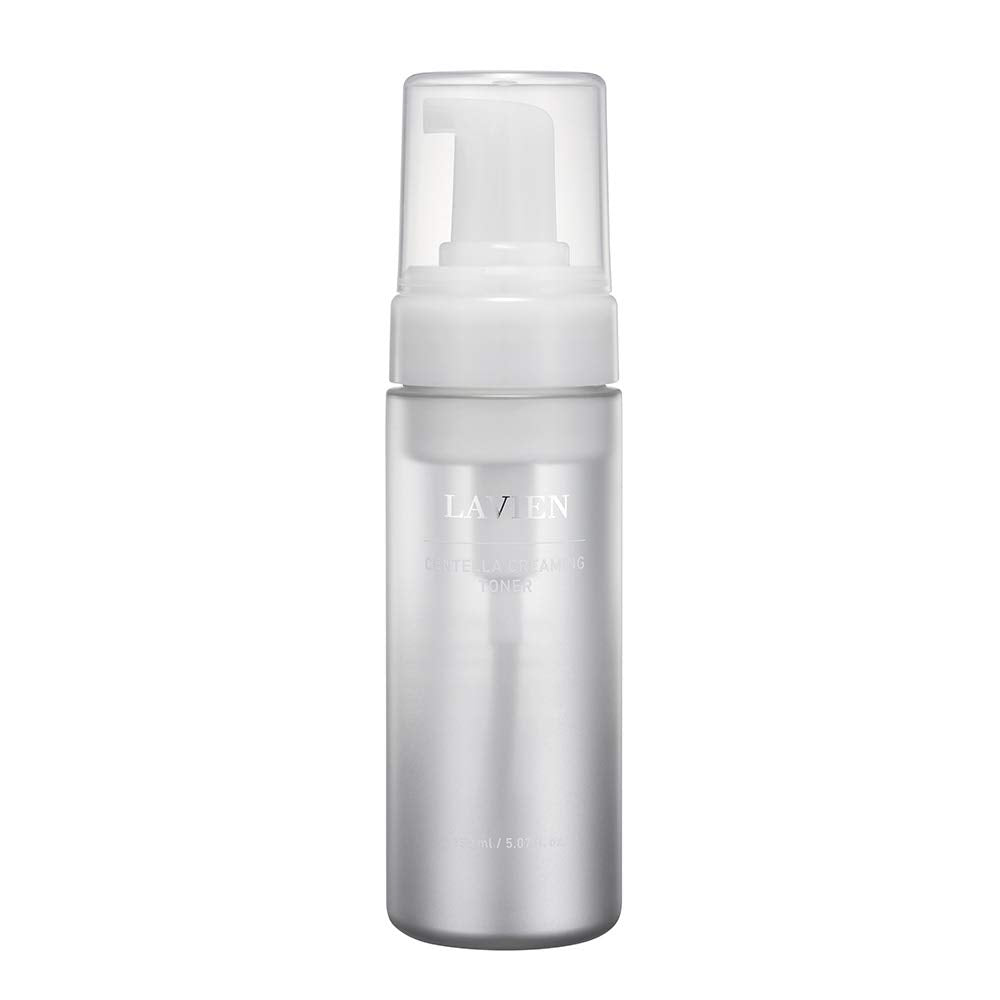 Lavien Centella Creaming Toner with bubble foam refreshing the skin