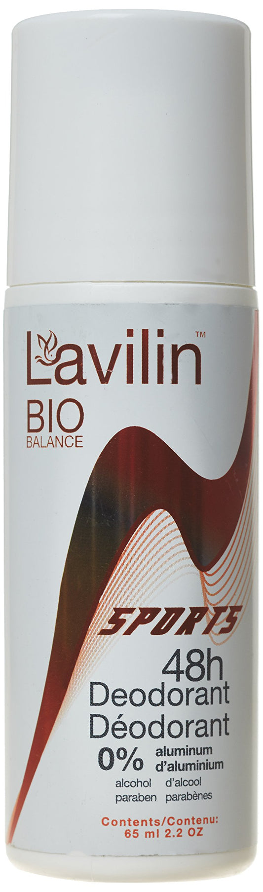 Lavilin 48h Sport Roll-On bottle showcases long-lasting odor protection for active days