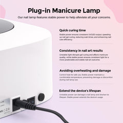 Lavinda UV nail lamp compatibility with base coats, color gels, and builders