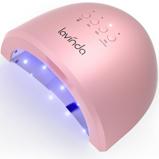Lavinda UV nail lamp front view for fast gel curing and ease of use