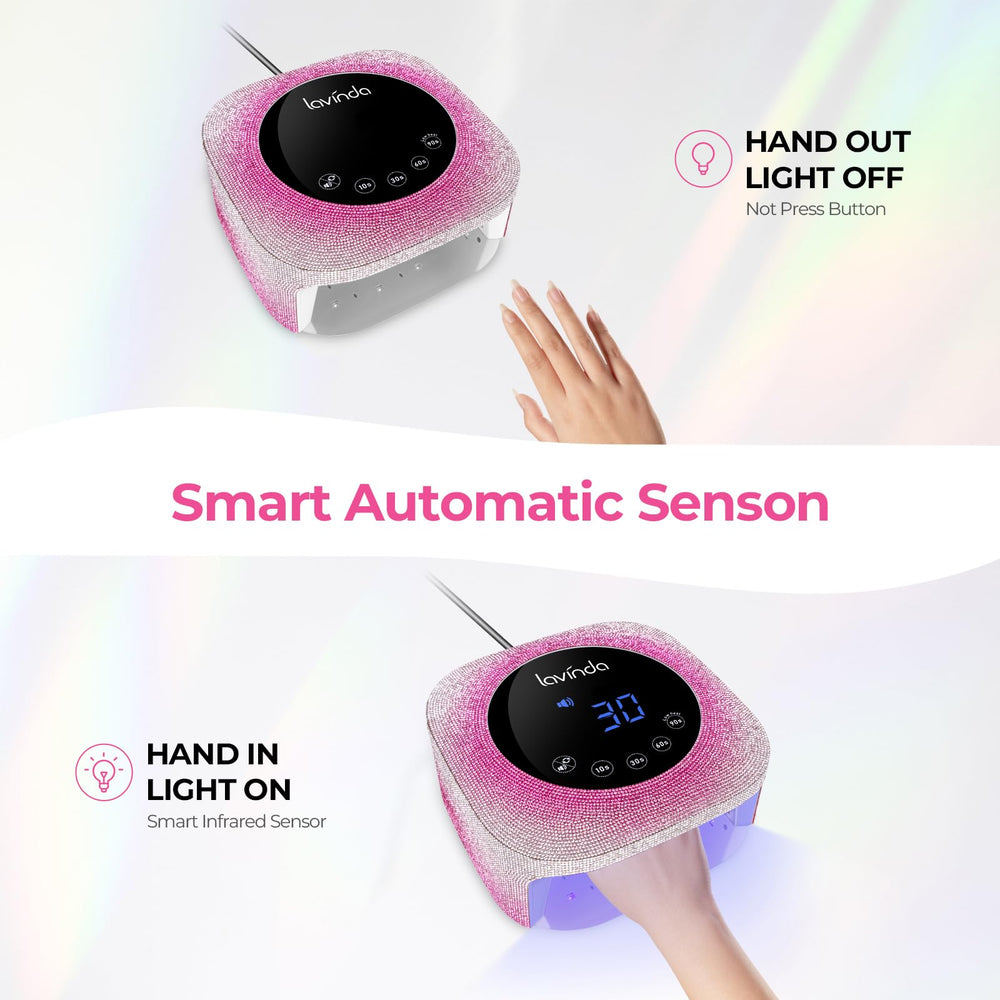 Lavinda plug-in design for easy at-home or salon use.