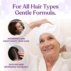 LAVIVIO No Rinse Cap travel-friendly pack for caregivers on the go.