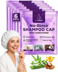 LAVIVIO No Rinse Shampoo Cap pack for bedside care supports convenient waterless cleansing.