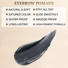 LAVONE slim dark brown brow pencil for natural color.