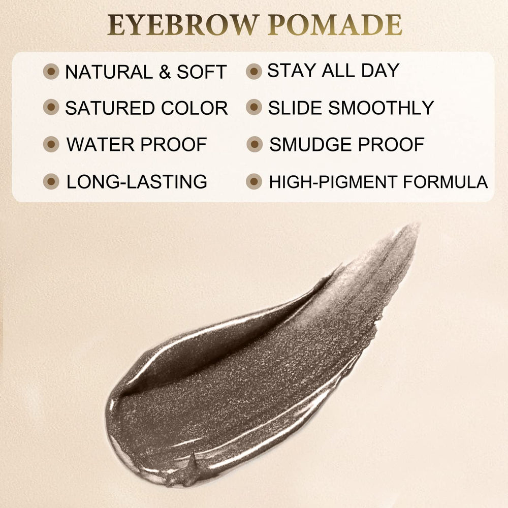 LAVONE Dual-ended Eyebrow Brush for precise shaping and blending.