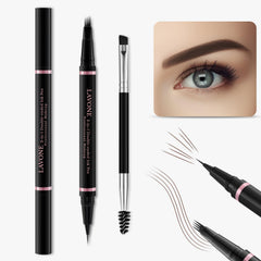 LAVONE brow pomade brunette for strong hold and defined arches.