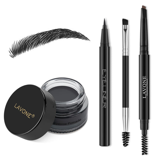 Lavone eyebrow stamp kit front view for quick, symmetrical brows.
