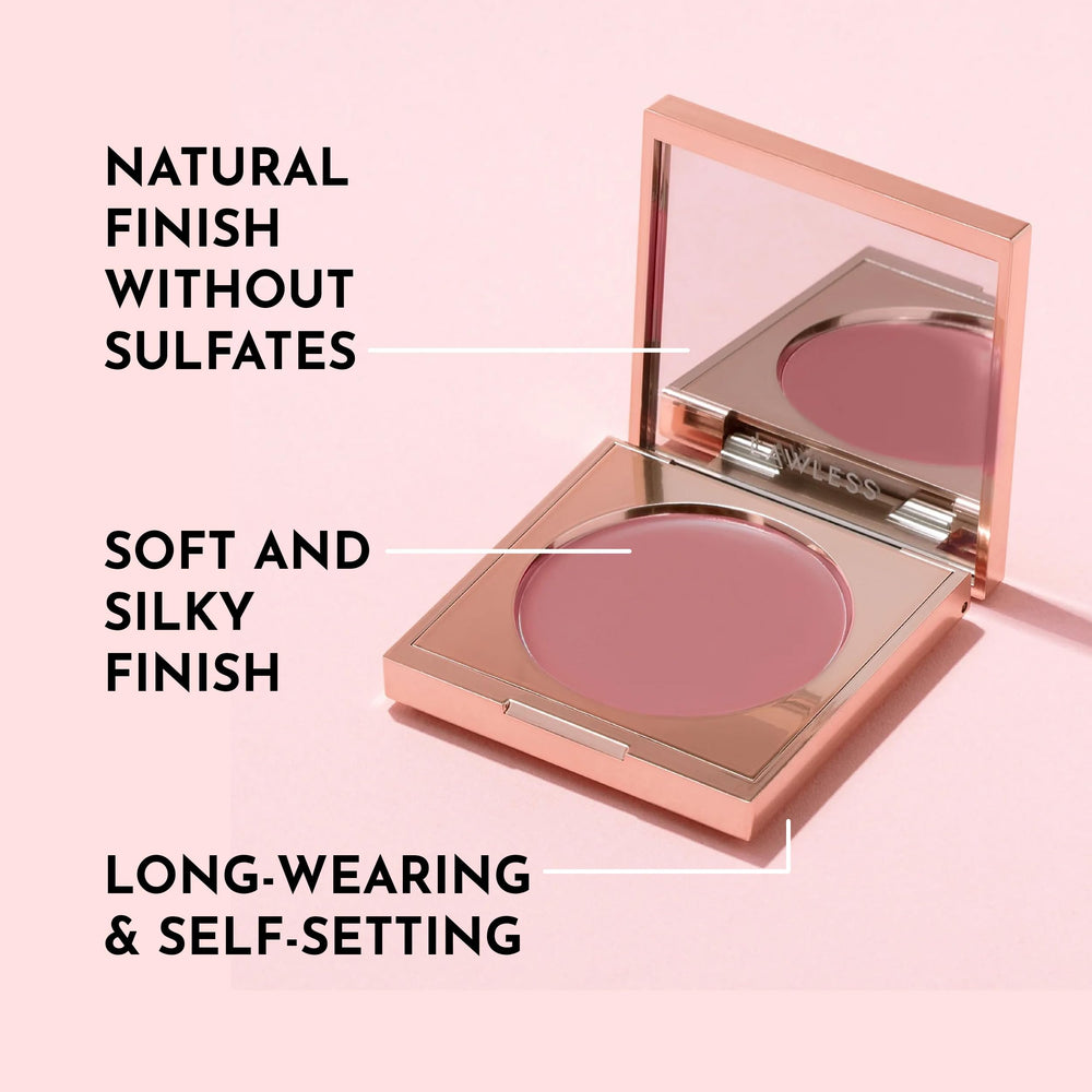 Lawless Angel cream-blush close-up highlighting velvety texture and easy layering