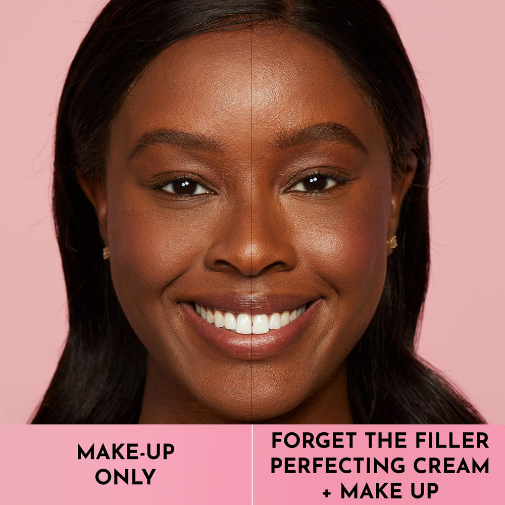 Overnight use of Lawless Forget the Filler cream for refreshed morning skin.