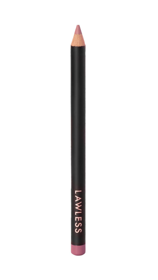 Lawless Forget The Filler Definer Liner Blushed Nude tube with sheer glossy color for quick lip glow