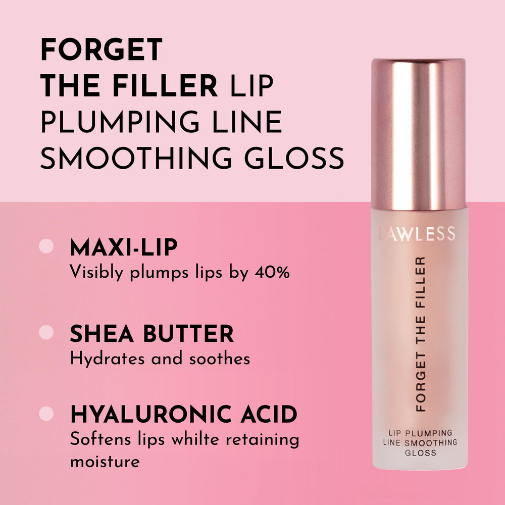 Lawless Forget the Filler gloss applicator wand delivers smooth, comfortable application.