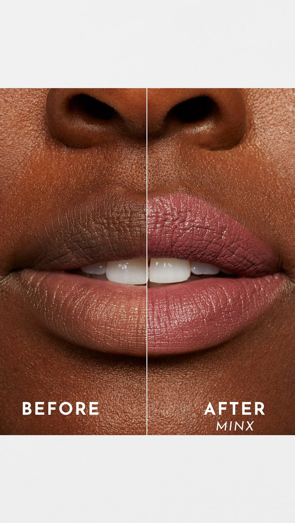 Lip application scene with gloss for extra shine.