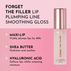 Close-up of Lawless Forget The Filler applicator delivering comfortable plumping