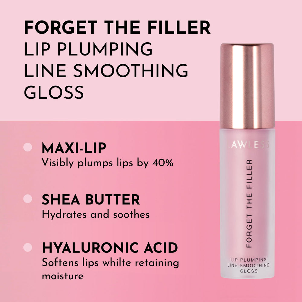 Lawless Forget The Filler Lip Plumper Lavender Sorbet applicator glides on comfortably