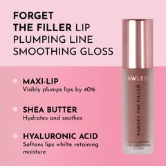 Close-up of lips as the plush applicator glides on for smooth, comfortable wear