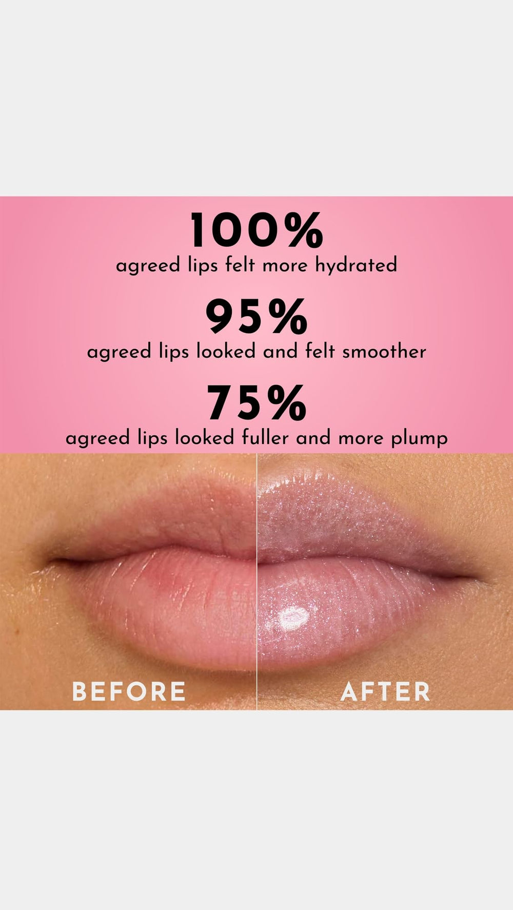 Applied over lipstick to add shine and a fuller-looking effect from Lawless.