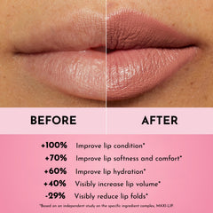 Lawless Forget the Filler Soft Truffle on lips shows true satin finish.