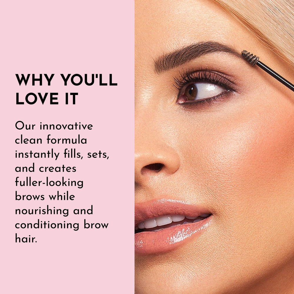 LAWLESS Hold Up Soft Set Brow Wax in use delivers natural-looking brows
