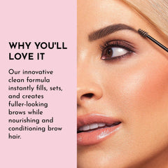 LAWLESS Hold Up Soft Set Brow Wax in use delivers natural-looking brows