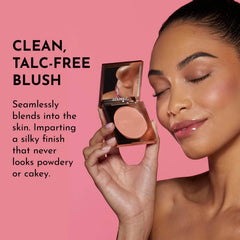 Apply LAWLESS Make Me Blush Daisy Pink with the brush for dimension.
