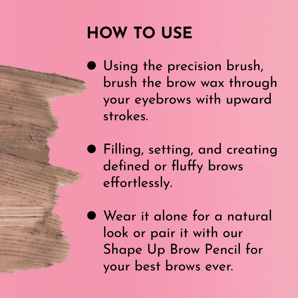 LAWLESS Brow care with shea butter and jojoba oil nourishes brows